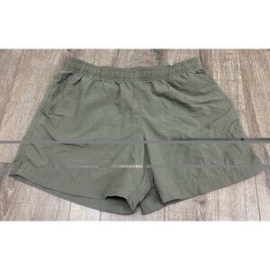 Columbia Shorts Womens Small Green Sandy River Shorts II Pull On Elastic Waist